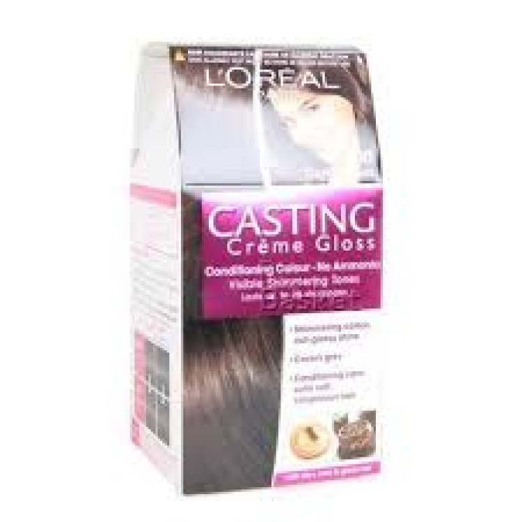 Loreal Paris Conditioning Hair Colour - Casting Creme Gloss (Dark Brown 400)