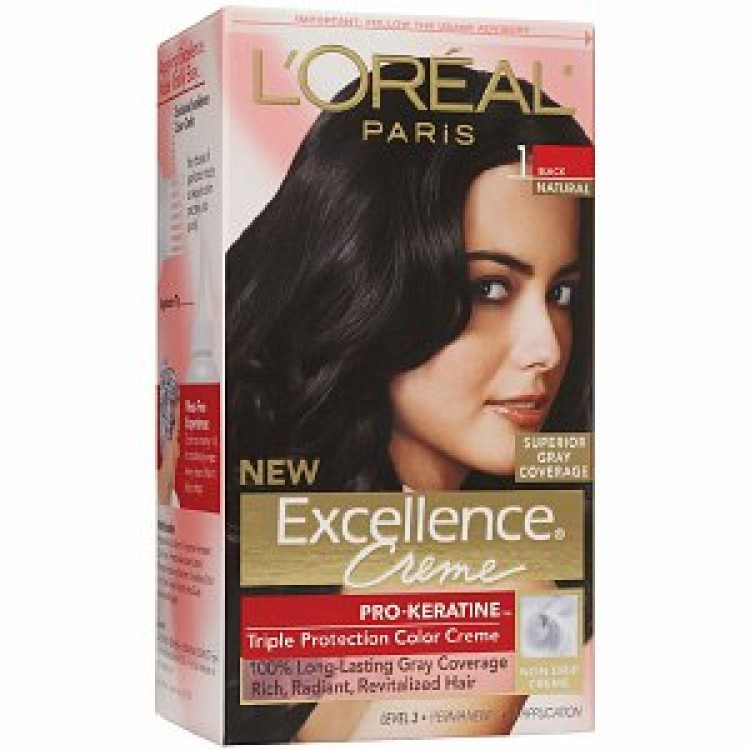 Loreal Paris Excellence Creme Hair Colour - Black (No 1)